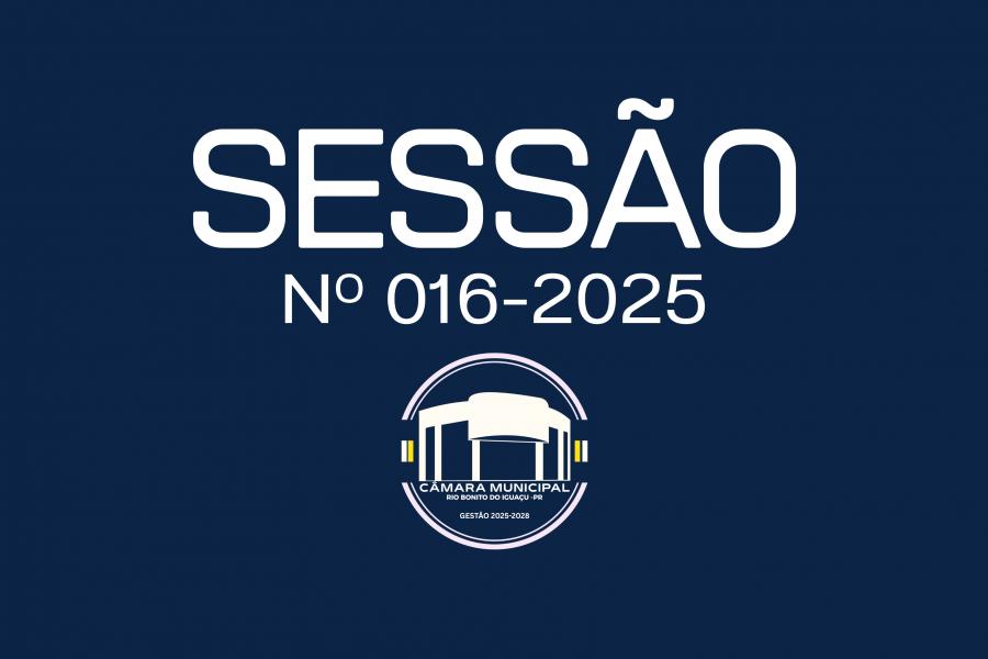 16º SESSÃO ORDINÁRIA 02/06/2025
